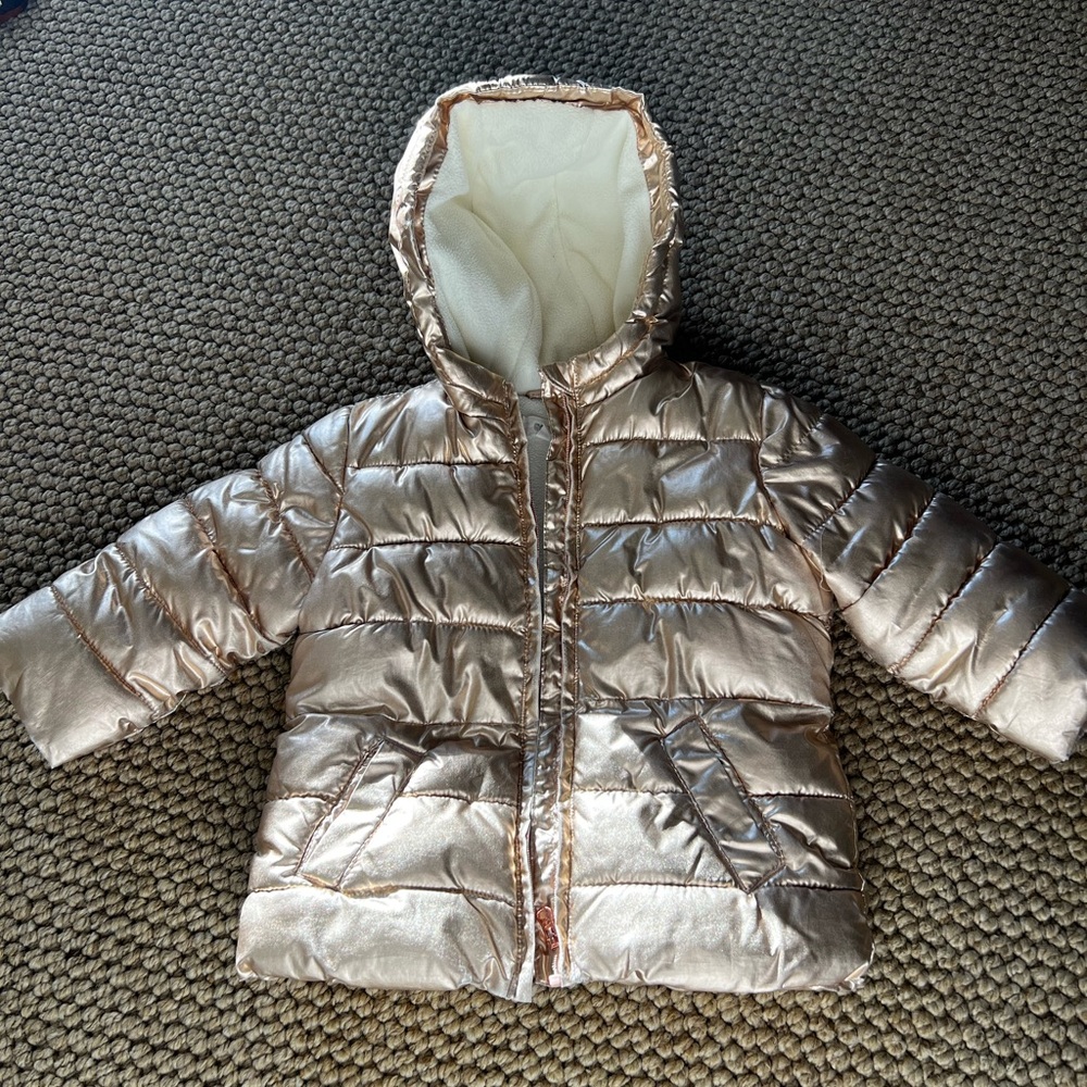 Rose gold Gymboree coat size 18-24m